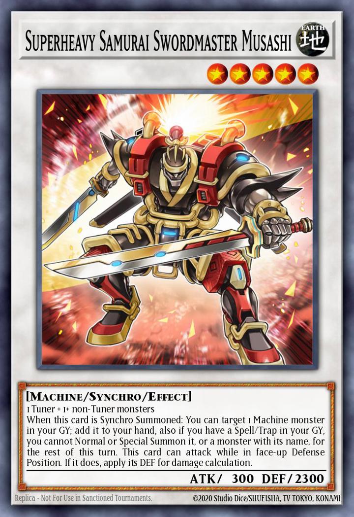 Superheavy Samurai Swordmaster Musashi Single: Yu-Gi-Oh! 2021 Tin of Ancient Battles Einzelkarte