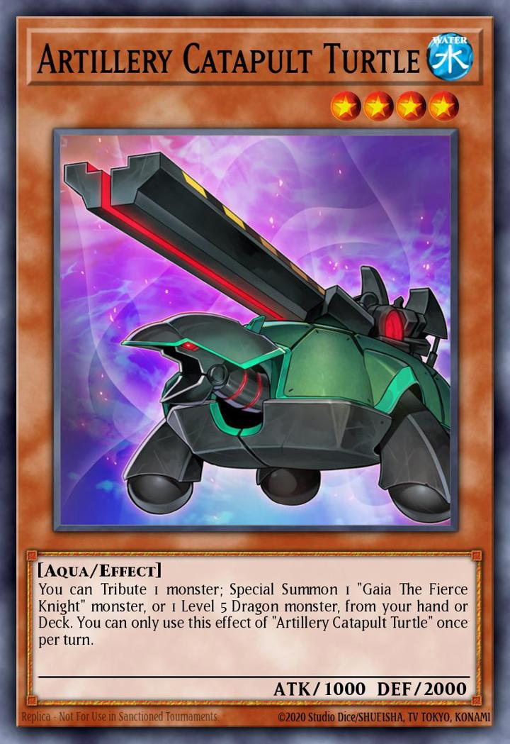 Artillery Catapult Turtle Single: Yu-Gi-Oh! 2021 Tin of Ancient Battles Einzelkarte