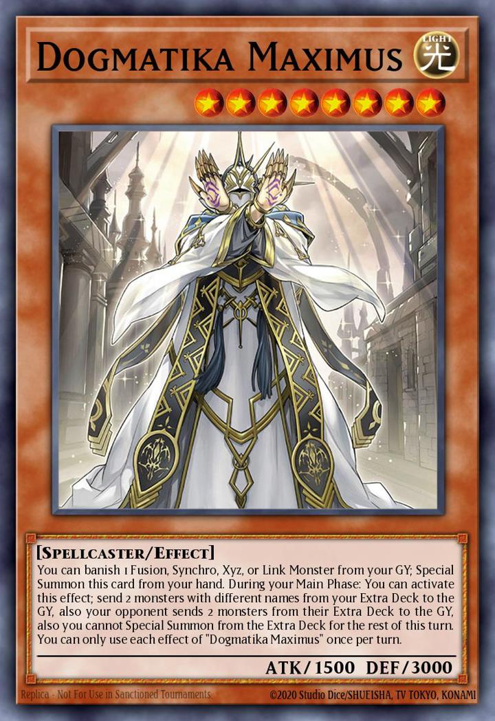 Dogmatika Maximus Single: Yu-Gi-Oh! 2021 Tin of Ancient Battles Einzelkarte