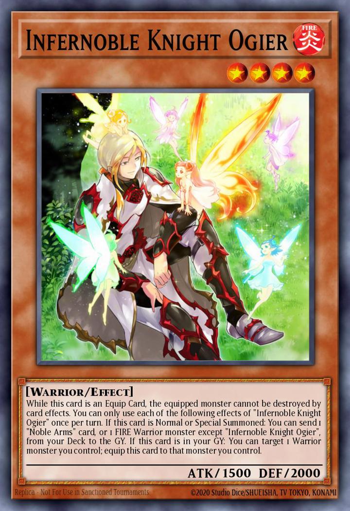 Infernoble Knight Ogier Single: Yu-Gi-Oh! 2021 Tin of Ancient Battles Einzelkarte