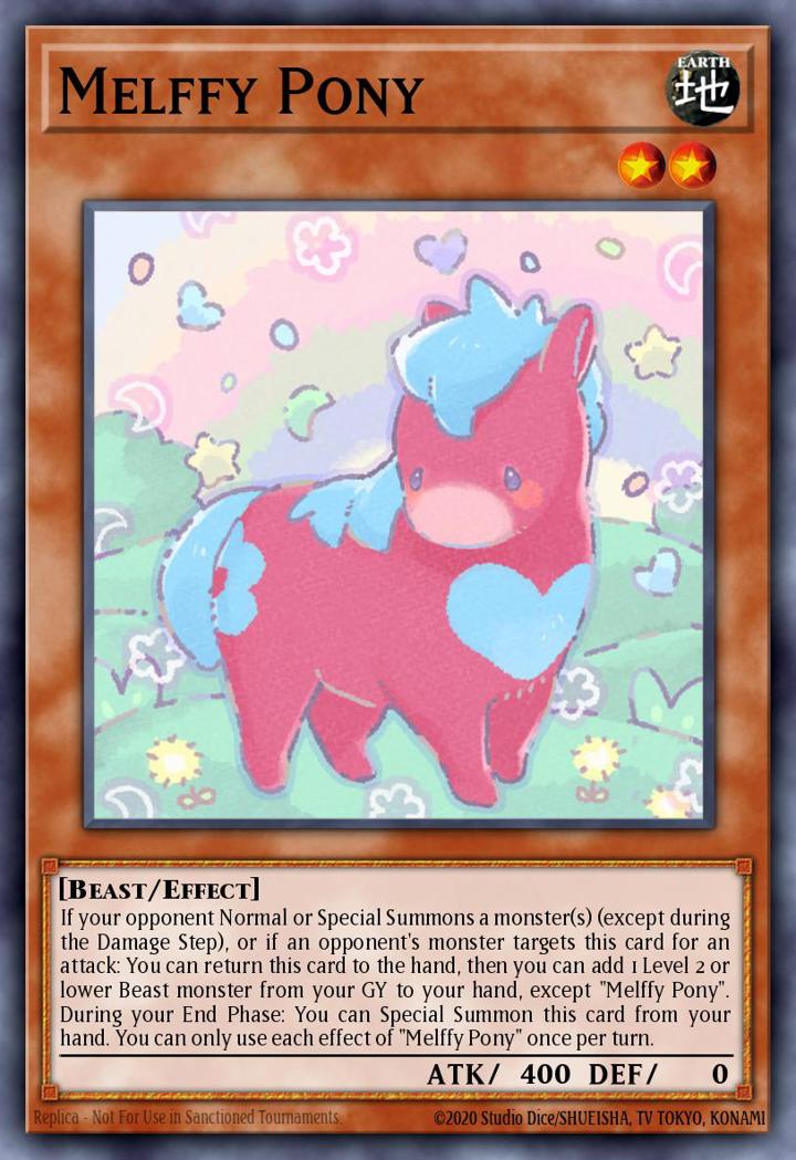 Melffy Pony Single: Yu-Gi-Oh! 2021 Tin of Ancient Battles Einzelkarte