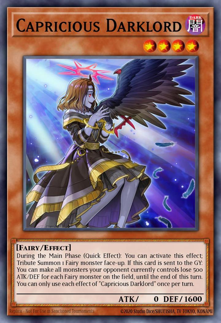 Capricious Darklord Single: Yu-Gi-Oh! 2021 Tin of Ancient Battles Einzelkarte