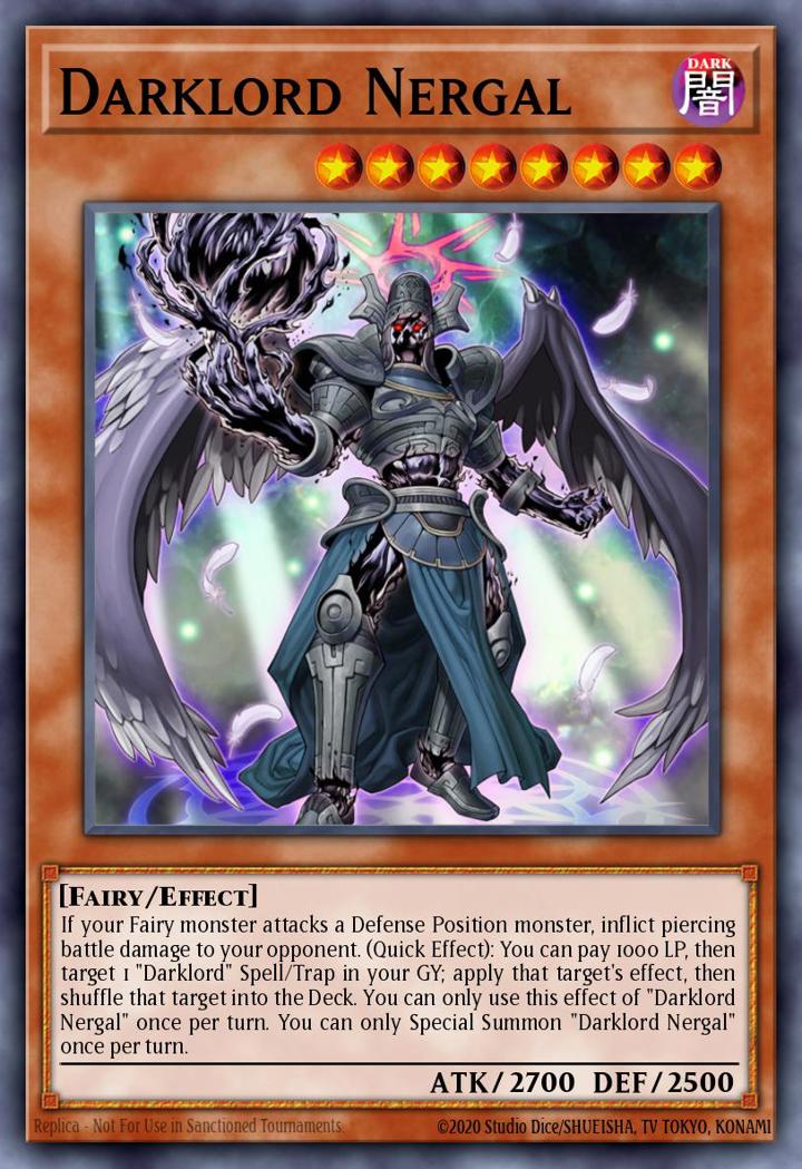 Darklord Nergal Single: Yu-Gi-Oh! 2021 Tin of Ancient Battles Einzelkarte