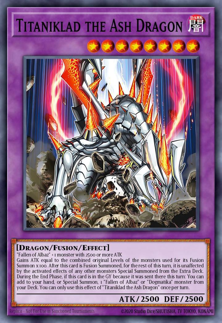 Titaniklad the Ash Dragon Single: Yu-Gi-Oh! 2021 Tin of Ancient Battles Einzelkarte