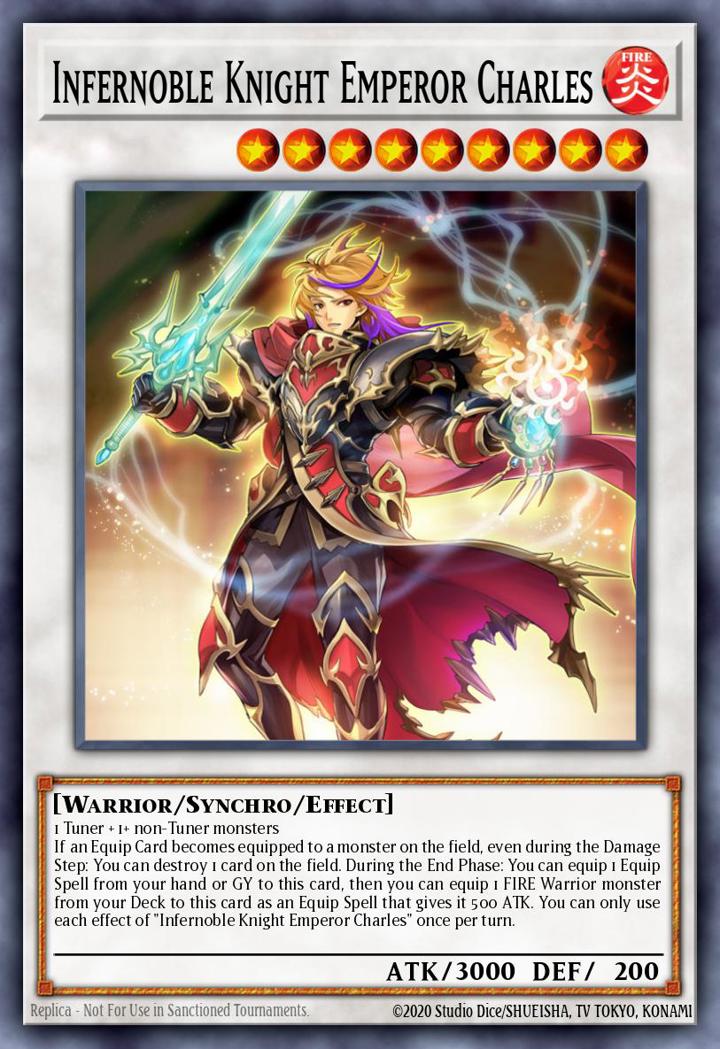 Infernoble Knight Emperor Charles Single: Yu-Gi-Oh! 2021 Tin of Ancient Battles Einzelkarte