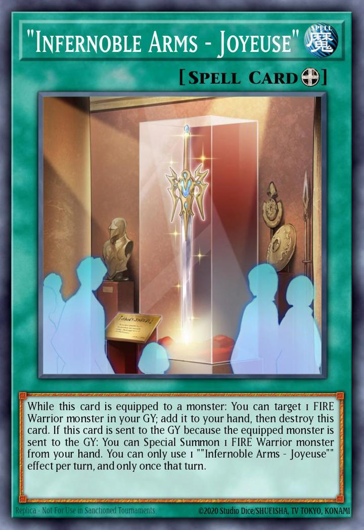"Infernoble Arms - Joyeuse" Single: Yu-Gi-Oh! 2021 Tin of Ancient Battles Einzelkarte