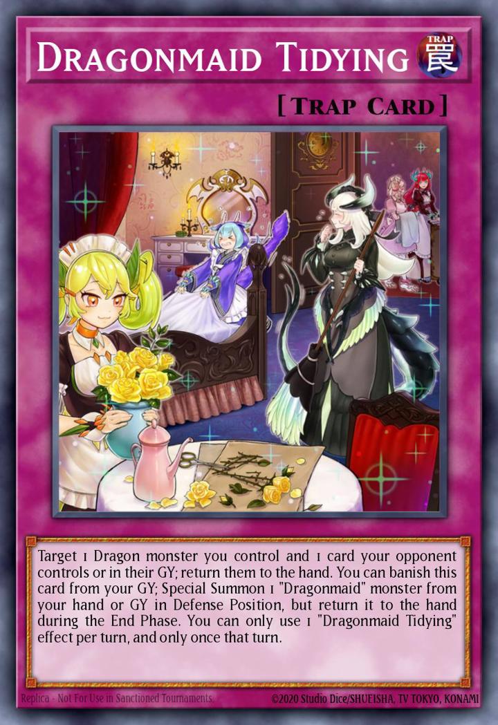 Dragonmaid Tidying Single: Yu-Gi-Oh! 2021 Tin of Ancient Battles Einzelkarte