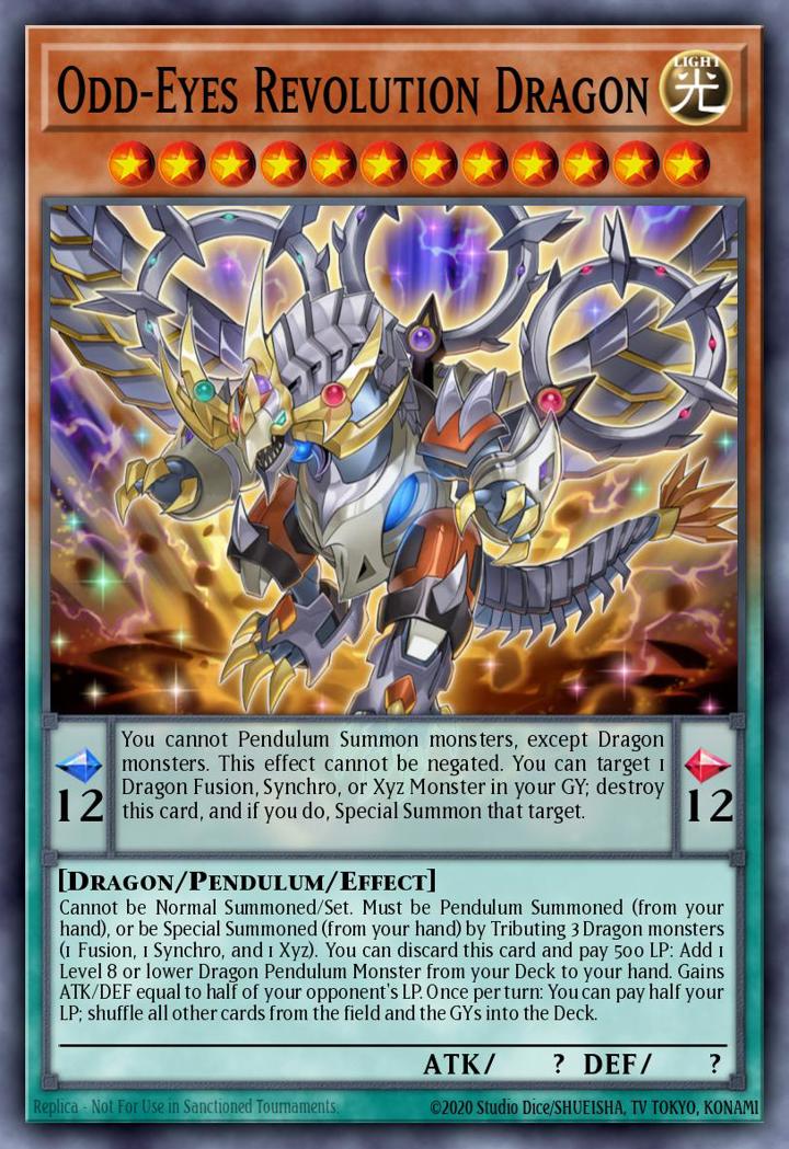 Odd-Eyes Revolution Dragon Single: Yu-Gi-Oh! 2021 Tin of Ancient Battles Einzelkarte