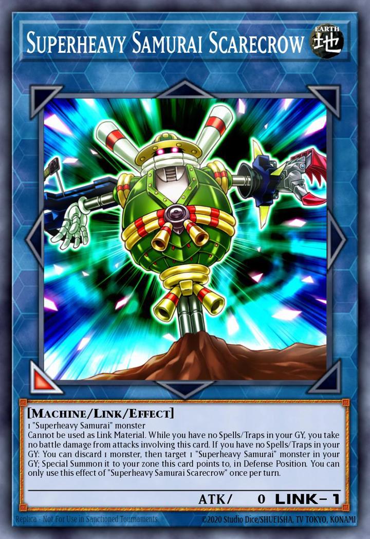 Superheavy Samurai Scarecrow Single: Yu-Gi-Oh! 2021 Tin of Ancient Battles Einzelkarte