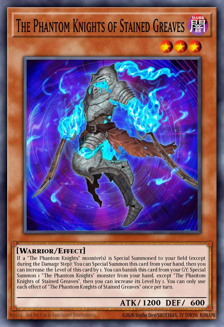The Phantom Knights of Stained Greaves Single: Yu-Gi-Oh! 2021 Tin of Ancient Battles Einzelkarte