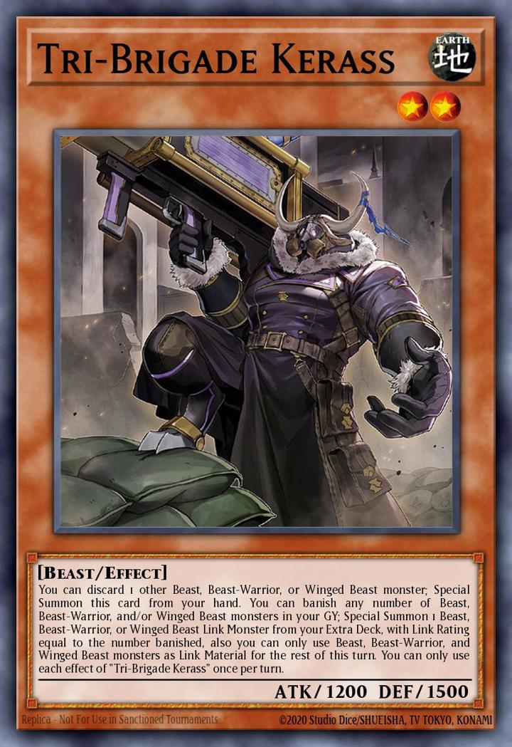 Tri-Brigade Kerass Single: Yu-Gi-Oh! 2021 Tin of Ancient Battles Einzelkarte
