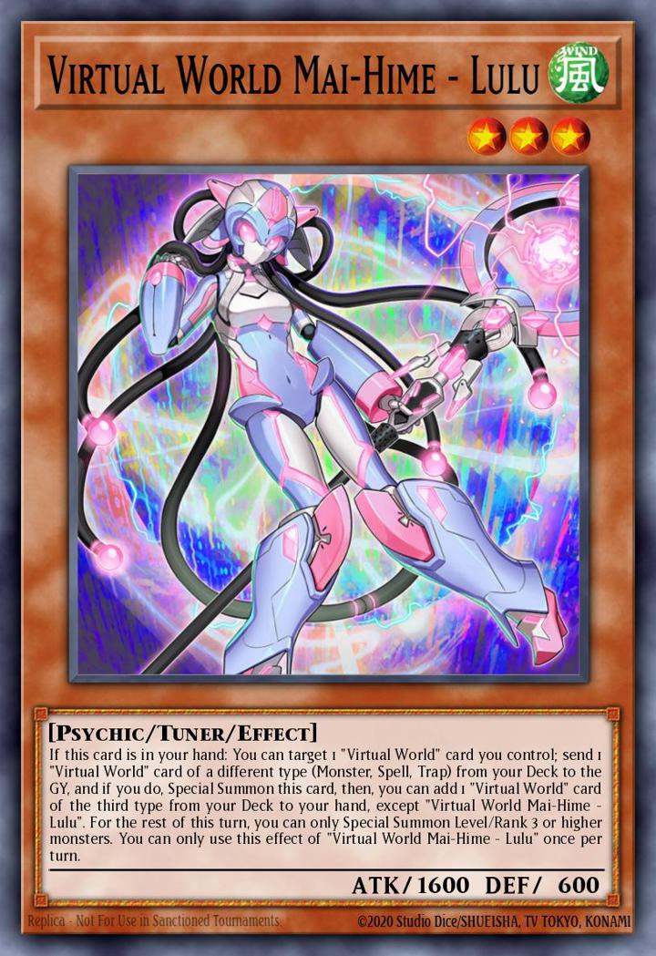 Virtual World Mai-Hime - Lulu Single: Yu-Gi-Oh! 2021 Tin of Ancient Battles Einzelkarte