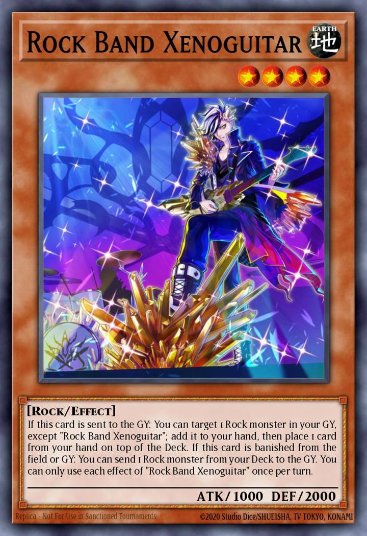 Rock Band Xenoguitar Single: Yu-Gi-Oh! 2021 Tin of Ancient Battles Einzelkarte