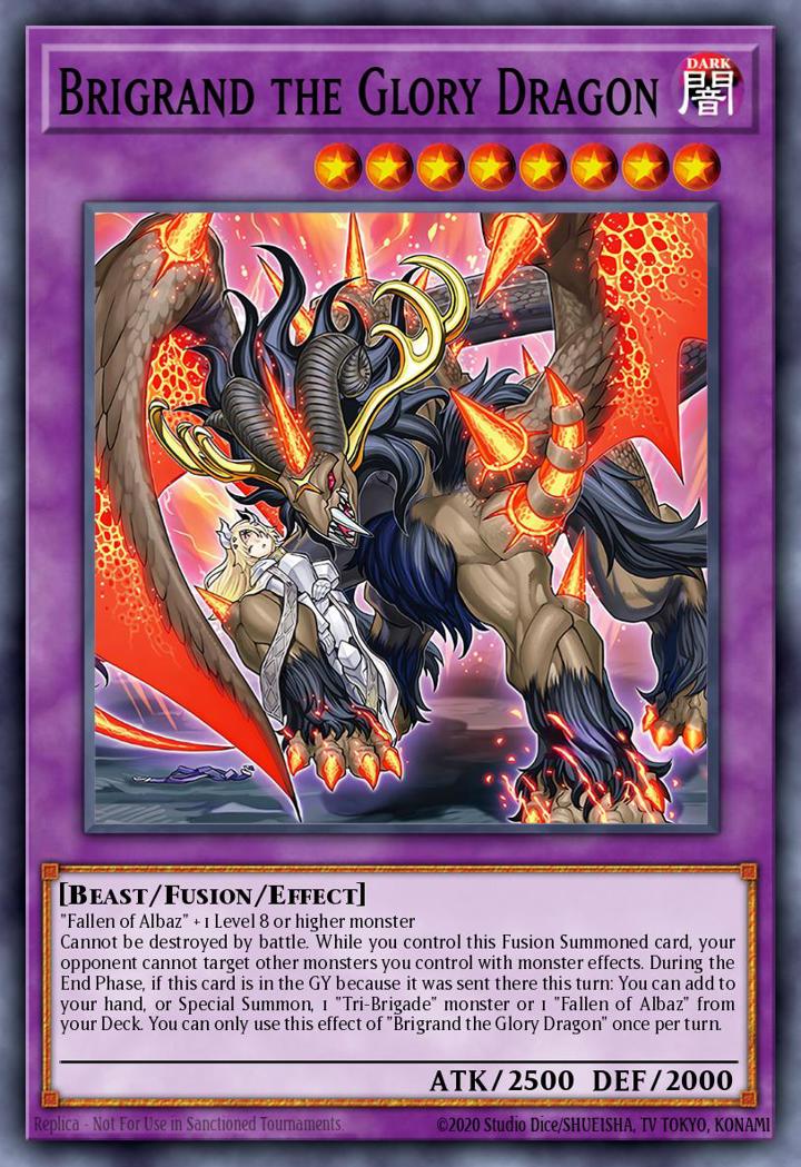 Brigrand the Glory Dragon Single: Yu-Gi-Oh! 2021 Tin of Ancient Battles Einzelkarte