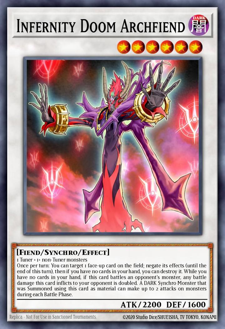 Infernity Doom Archfiend Single: Yu-Gi-Oh! 2021 Tin of Ancient Battles Einzelkarte