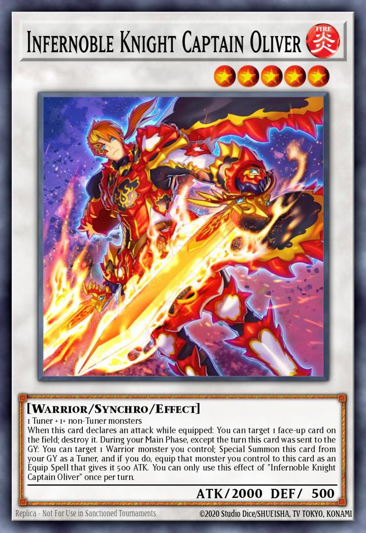 Infernoble Knight Captain Oliver Single: Yu-Gi-Oh! 2021 Tin of Ancient Battles Einzelkarte