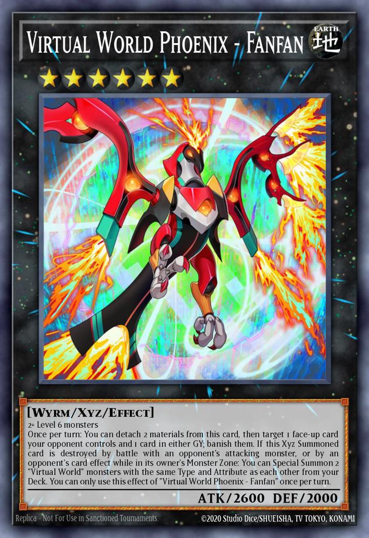 Virtual World Phoenix - Fanfan Single: Yu-Gi-Oh! 2021 Tin of Ancient Battles Einzelkarte