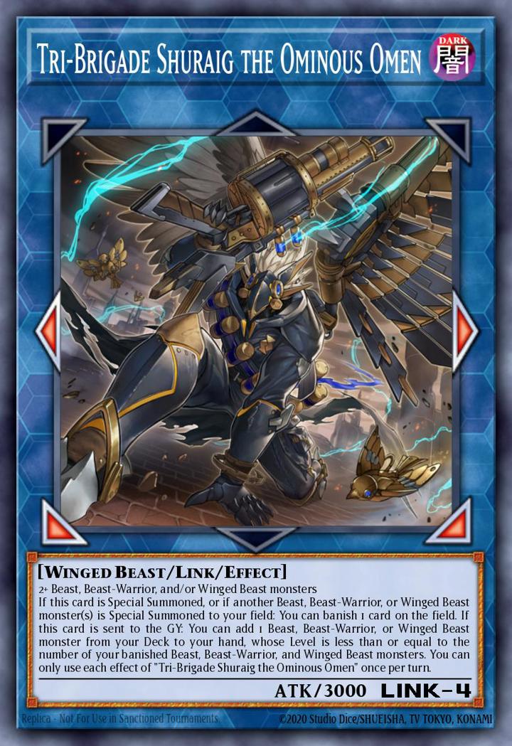 Tri-Brigade Shuraig the Ominous Omen Single: Yu-Gi-Oh! 2021 Tin of Ancient Battles Einzelkarte
