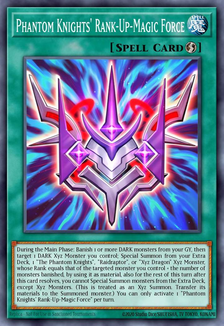Phantom Knights' Rank-Up-Magic Force Single: Yu-Gi-Oh! 2021 Tin of Ancient Battles Einzelkarte