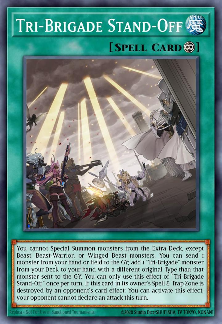 Tri-Brigade Stand-Off Single: Yu-Gi-Oh! 2021 Tin of Ancient Battles Einzelkarte