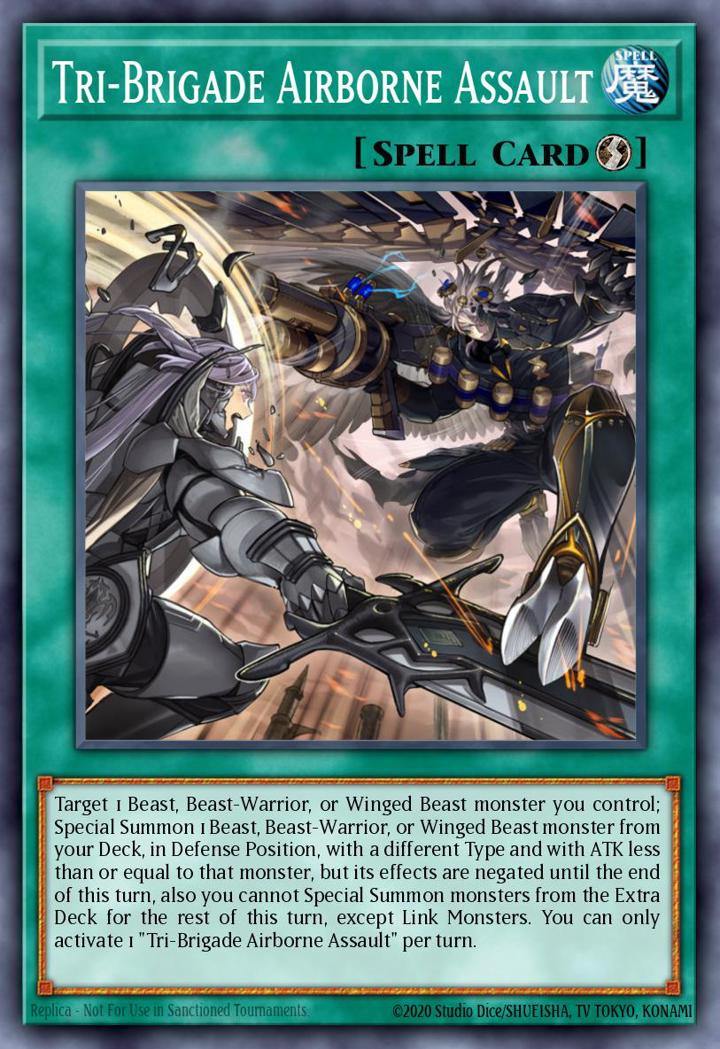 Tri-Brigade Airborne Assault Single: Yu-Gi-Oh! 2021 Tin of Ancient Battles Einzelkarte