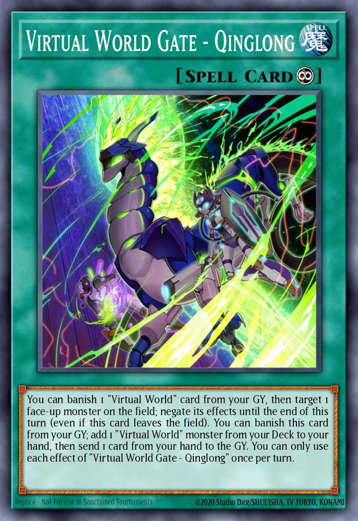 Virtual World Gate - Qinglong Single: Yu-Gi-Oh! 2021 Tin of Ancient Battles Einzelkarte