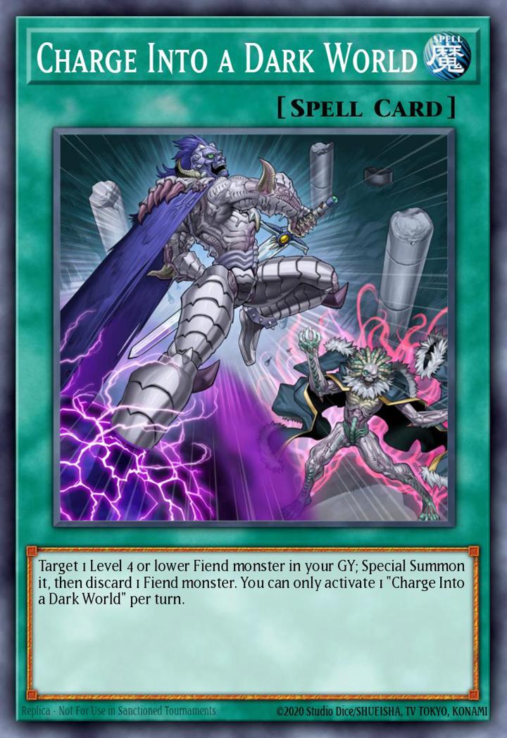 Charge Into a Dark World Single: Yu-Gi-Oh! 2021 Tin of Ancient Battles Einzelkarte