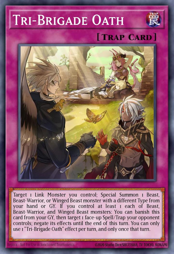 Tri-Brigade Oath Single: Yu-Gi-Oh! 2021 Tin of Ancient Battles Einzelkarte