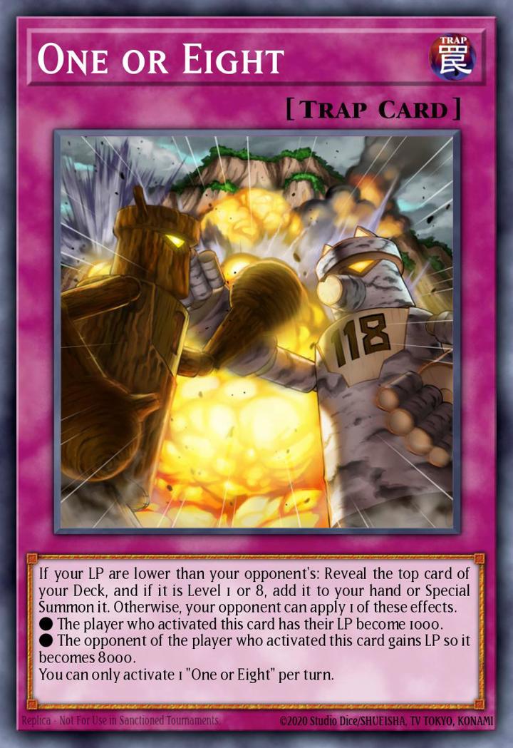 One or Eight Single: Yu-Gi-Oh! 2021 Tin of Ancient Battles Einzelkarte