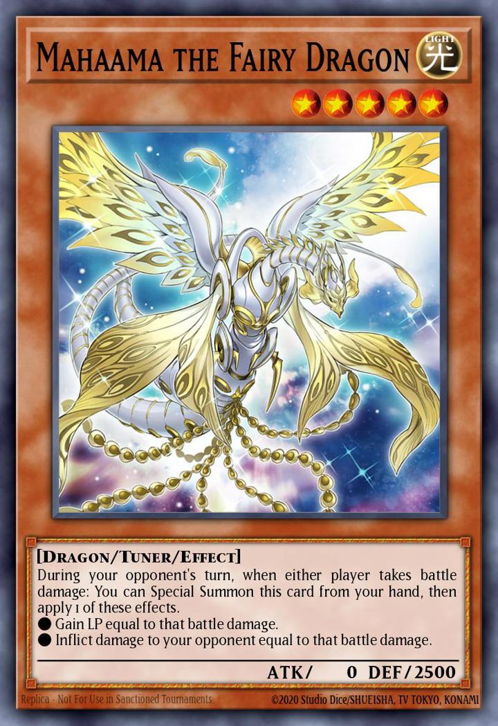 Mahaama the Fairy Dragon Single: Yu-Gi-Oh! 2021 Tin of Ancient Battles Einzelkarte