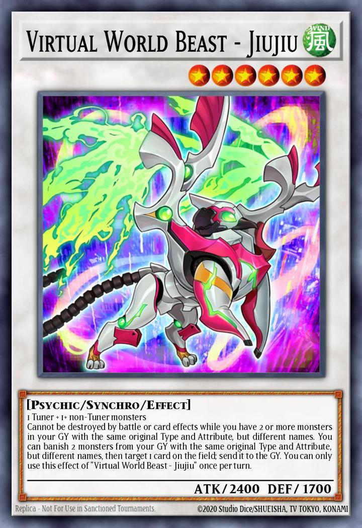 Virtual World Beast - Jiujiu Single: Yu-Gi-Oh! 2021 Tin of Ancient Battles Einzelkarte