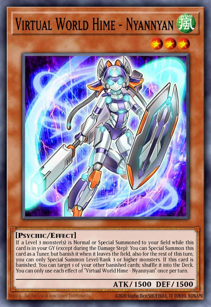 Virtual World Hime - Nyannyan Single: Yu-Gi-Oh! 2021 Tin of Ancient Battles Einzelkarte