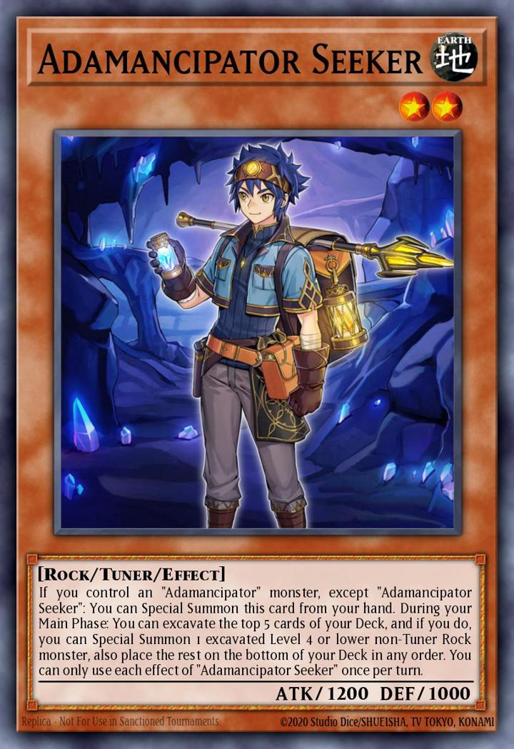 Adamancipator Seeker Single: Yu-Gi-Oh! 2021 Tin of Ancient Battles Einzelkarte