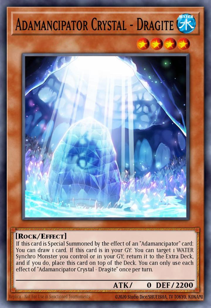 Adamancipator Crystal - Dragite Single: Yu-Gi-Oh! 2021 Tin of Ancient Battles Einzelkarte