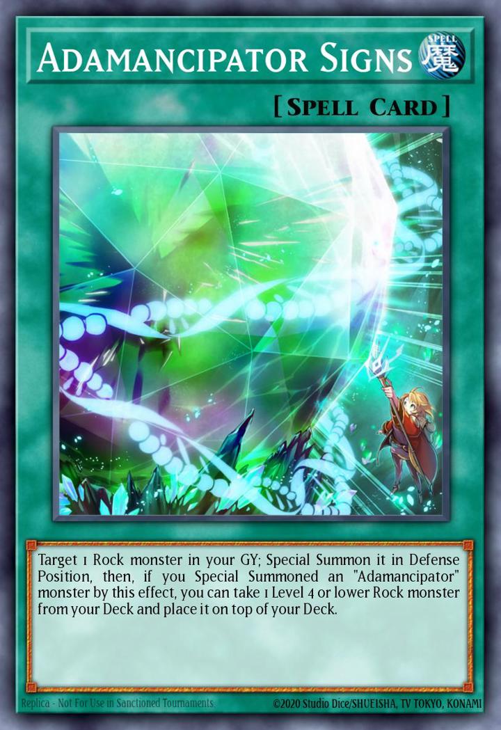 Adamancipator Signs Single: Yu-Gi-Oh! 2021 Tin of Ancient Battles Einzelkarte