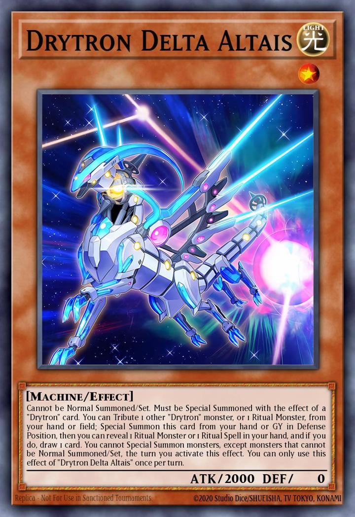 Drytron Delta Altais Single: Yu-Gi-Oh! 2021 Tin of Ancient Battles Einzelkarte