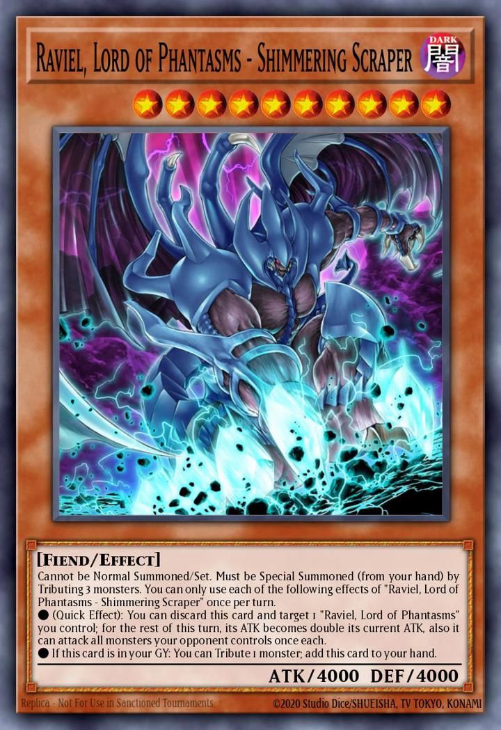 Raviel, Lord of Phantasms - Shimmering Scraper Single: Yu-Gi-Oh! 2021 Tin of Ancient Battles Einzelkarte