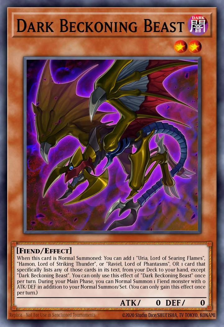 Dark Beckoning Beast Single: Yu-Gi-Oh! 2021 Tin of Ancient Battles Einzelkarte
