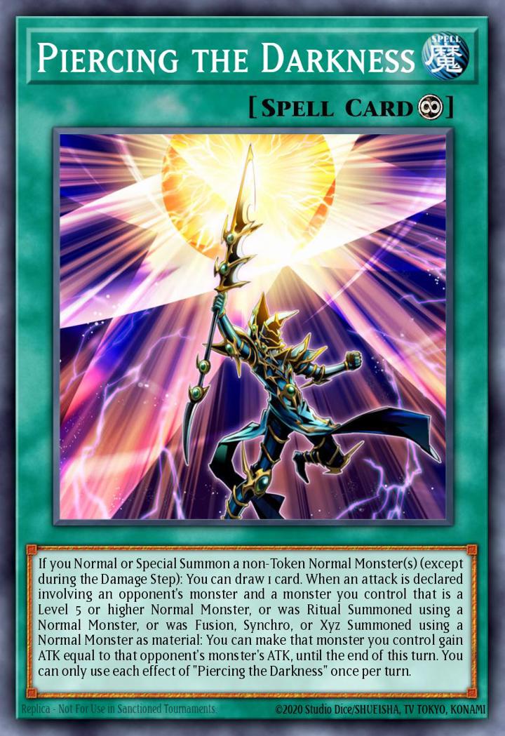 Piercing the Darkness Single: Yu-Gi-Oh! 2021 Tin of Ancient Battles Einzelkarte