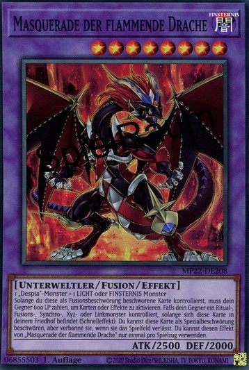 Masquerade the Blazing Dragon