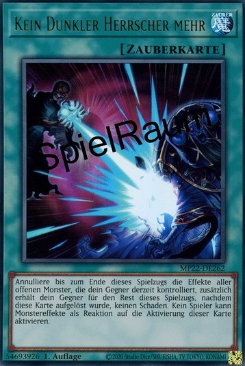 Dark Ruler No More