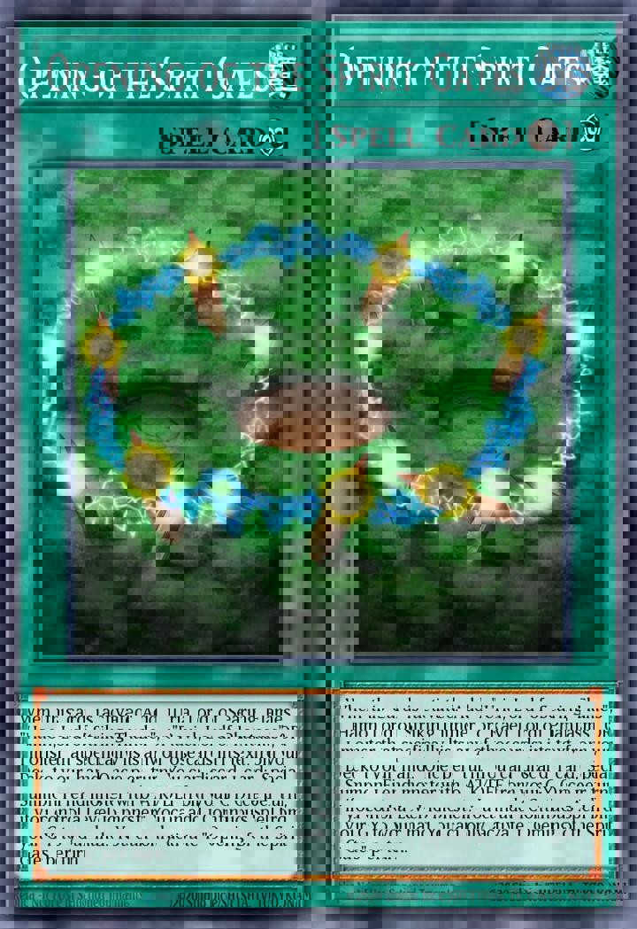 Opening of the Spirit Gates