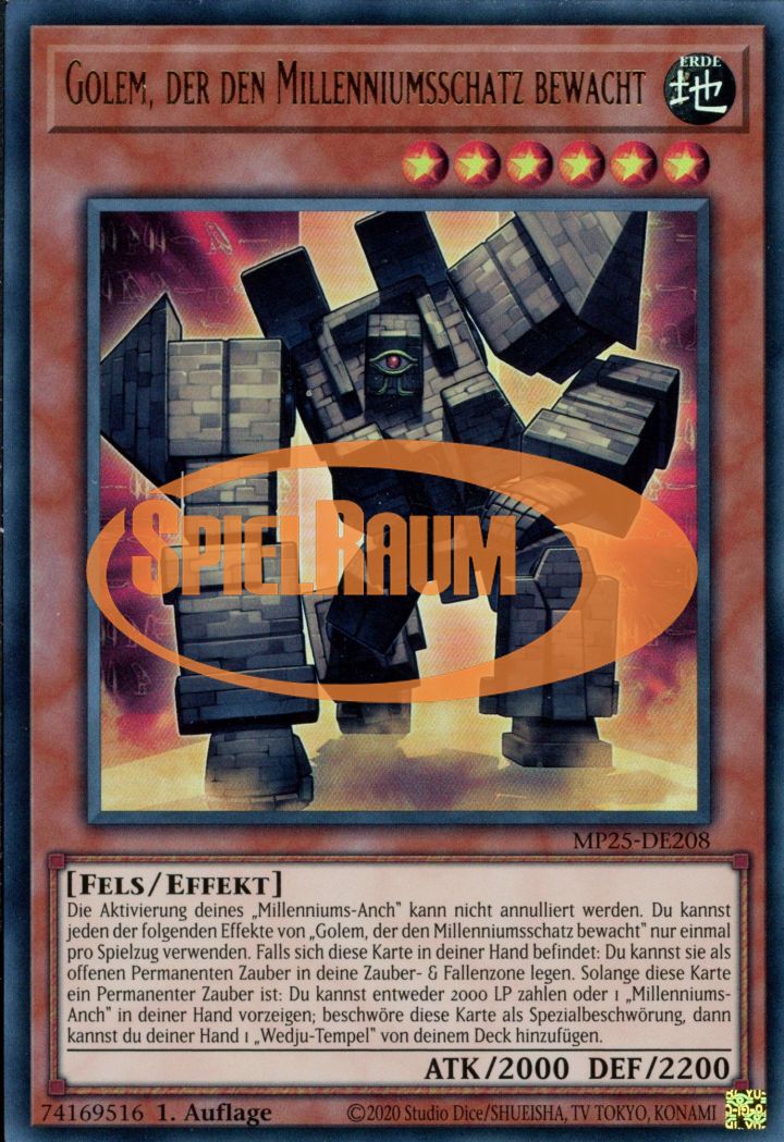 Golem that Guards the Millennium Treasures