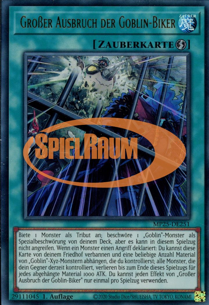 Großer Ausbruch der Goblin-Biker: Yu-Gi-Oh! Karte kaufen - SpielRaum