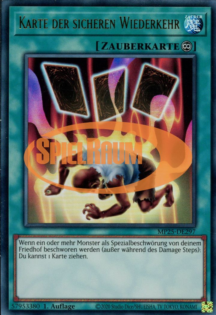 Karte der sicheren Wiederkehr: Yu-Gi-Oh! Karte kaufen - SpielRaum Karte der sicheren Wiederkehr: Yu-Gi-Oh! Karte kaufen - SpielRaum