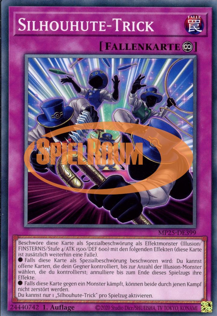 Yu-Gi-Oh! INFO-EN079 Silhouhatte Trick - Ultra Rare 1st Edition Card (2024  Infinite Forbidden)
