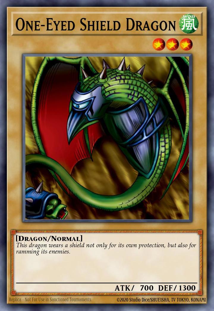 One-Eyed Shield Dragon (V.1 - Common)