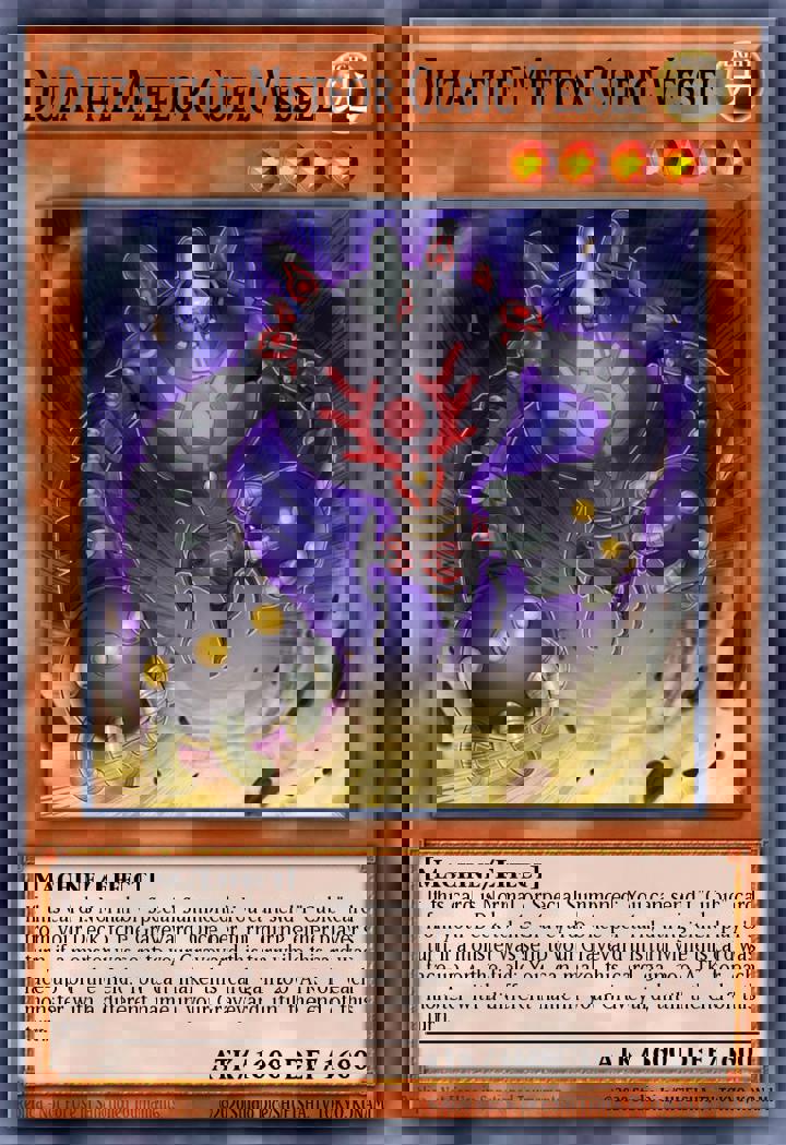Duza the Meteor Cubic Vessel (V.1 - Gold Secret Rare)