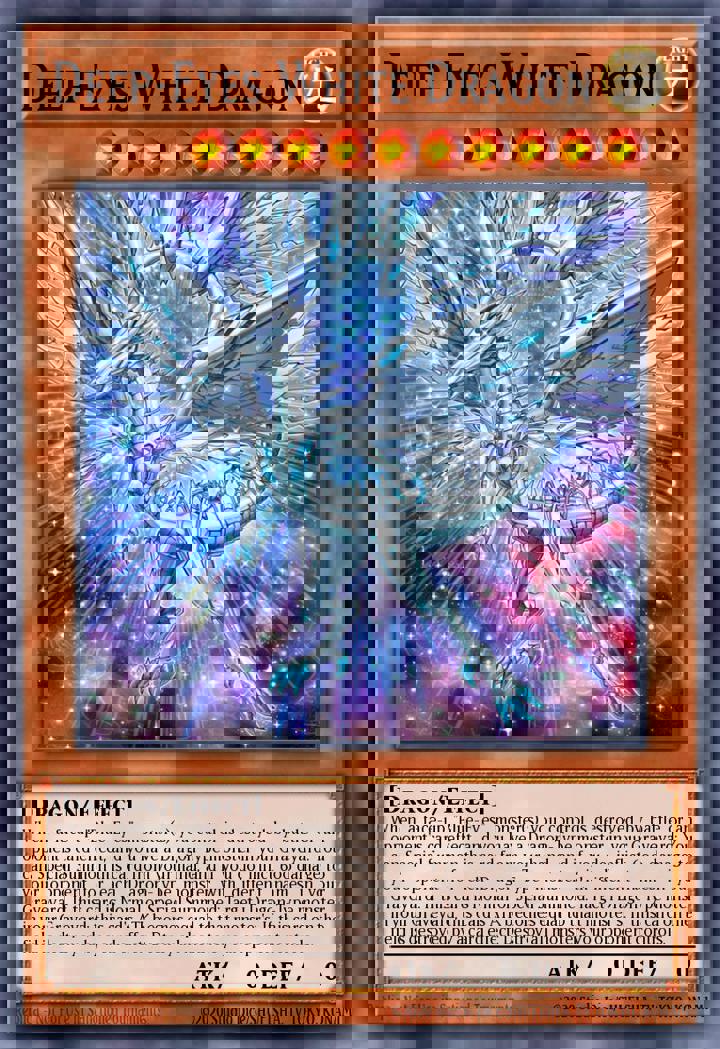 Deep-Eyes White Dragon (V.3 - Secret Rare)