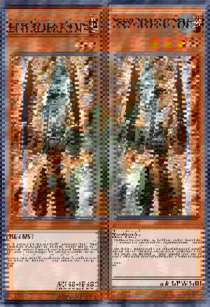 Sentry Soldier of Stone (V.3 - Secret Rare)